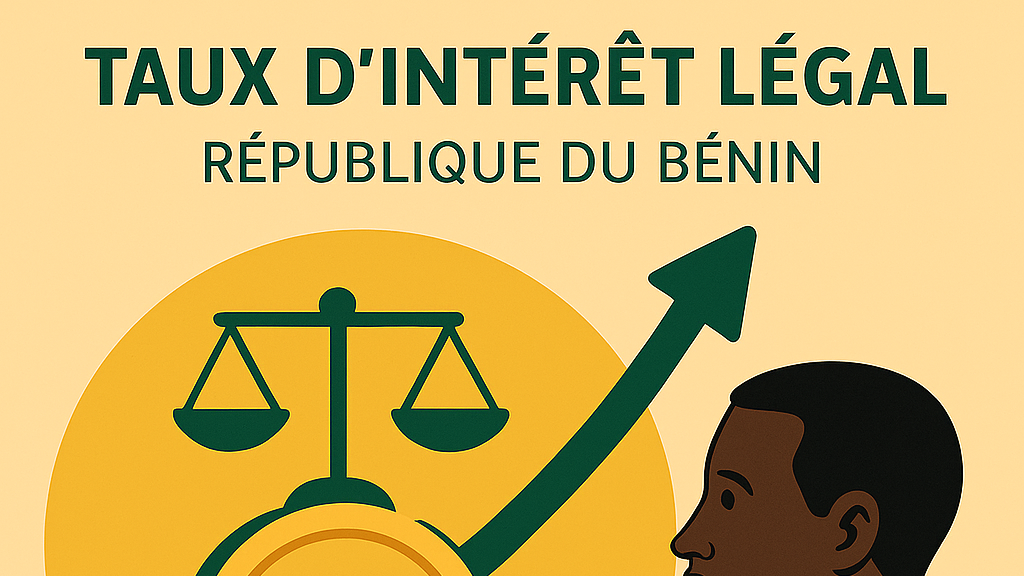 Image de couverture pour Loi N°2024-10 du 29 mars 2024 Relative au taux d’intérêt légal en République du Bénin